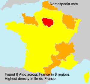 Surname Aldo in France