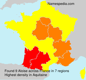Surname Aloise in France