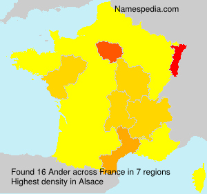 Surname Ander in France