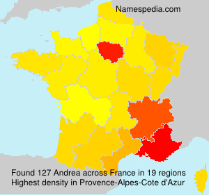 Surname Andrea in France