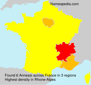Surname Annessi in France