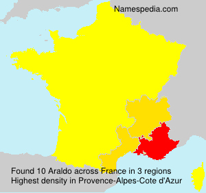 Surname Araldo in France