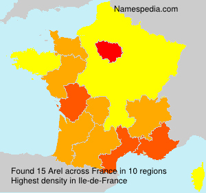 Surname Arel in France