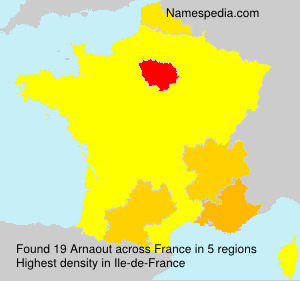 Surname Arnaout in France