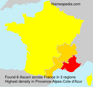 Surname Ascani in France