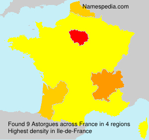 Surname Astorgues in France