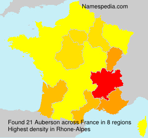 Surname Auberson in France