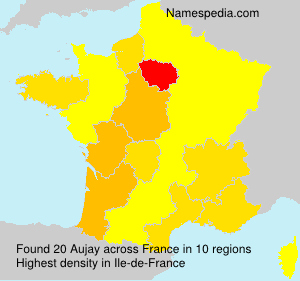 Surname Aujay in France