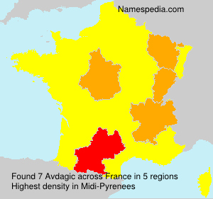 Surname Avdagic in France