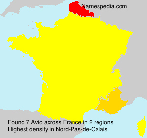 Surname Avio in France