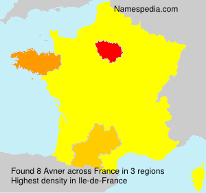Surname Avner in France