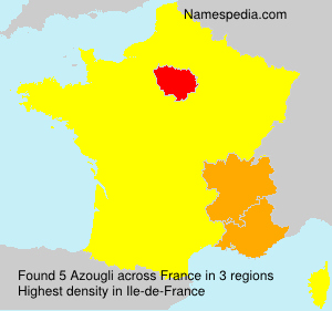 Surname Azougli in France