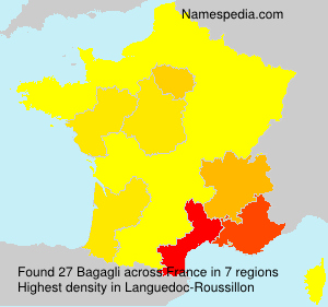 Surname Bagagli in France
