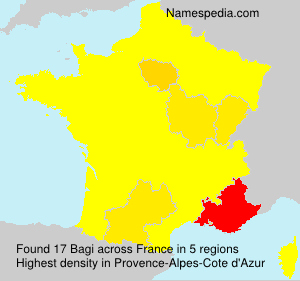 Surname Bagi in France