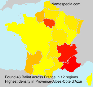 Surname Balint in France