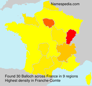 Surname Balloch in France