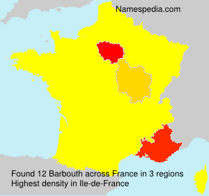 Surname Barbouth in France