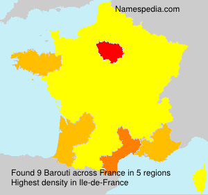 Surname Barouti in France