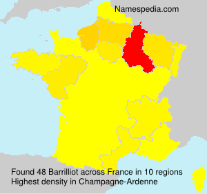 Surname Barrilliot in France