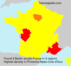 Surname Barter in France
