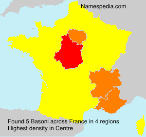 Surname Basoni in France