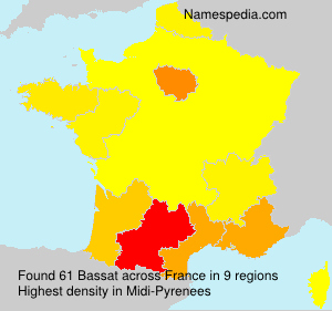 Surname Bassat in France