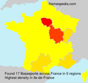 Surname Basseporte in France
