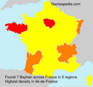Surname Bayhan in France