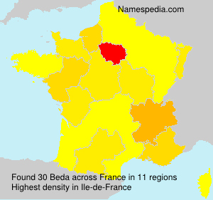 Surname Beda in France