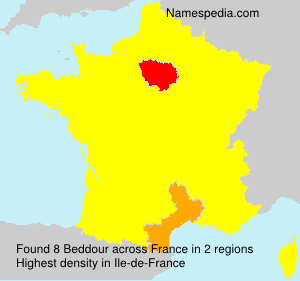 Surname Beddour in France