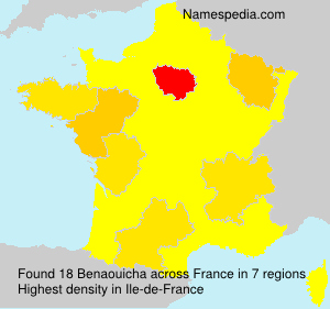 Surname Benaouicha in France