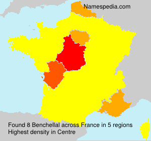 Surname Benchellal in France