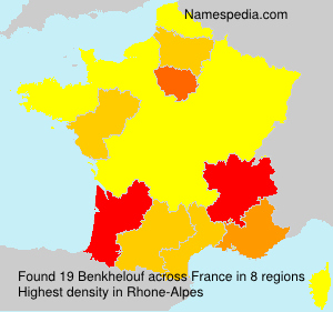 Surname Benkhelouf in France