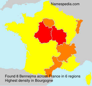 Surname Bennejma in France