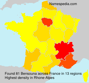 Surname Bensouna in France