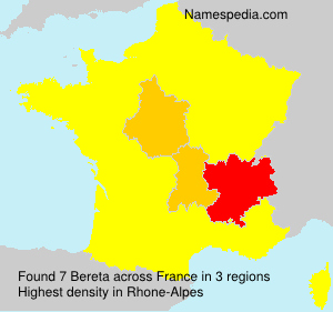 Surname Bereta in France