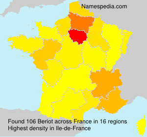Surname Beriot in France