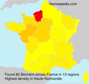 Surname Berment in France