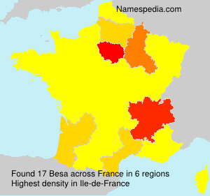 Surname Besa in France
