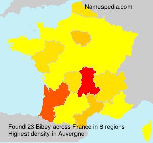 Surname Bibey in France