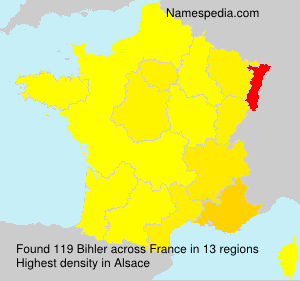 Surname Bihler in France