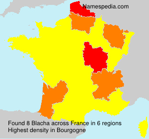 Surname Blacha in France