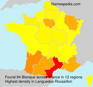 Surname Blanque in France