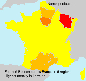 Surname Boesen in France