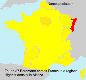 Surname Bordmann in France