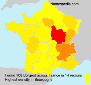 Surname Borgeot in France
