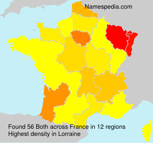 Surname Both in France