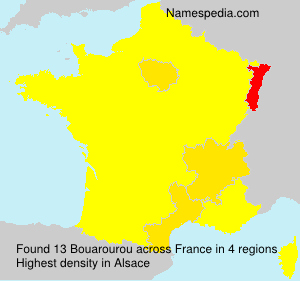 Surname Bouarourou in France
