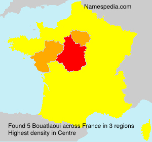Surname Bouatlaoui in France
