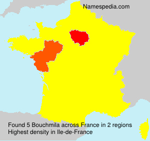 Surname Bouchmila in France